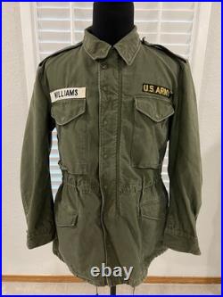 Vtg 50s M-1951 Field Jacket US Army patches Special Forces M Reg EXCELLENT