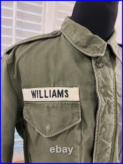 Vtg 50s M-1951 Field Jacket US Army patches Special Forces M Reg EXCELLENT