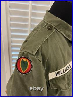 Vtg 50s M-1951 Field Jacket US Army patches Special Forces M Reg EXCELLENT