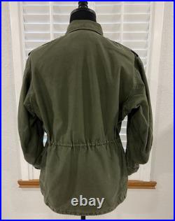 Vtg 50s M-1951 Field Jacket US Army patches Special Forces M Reg EXCELLENT