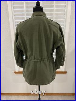 Vtg 50s M-1951 Field Jacket US Army patches Special Forces M Reg EXCELLENT