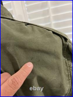 Vtg 50s M-1951 Field Jacket US Army patches Special Forces M Reg EXCELLENT