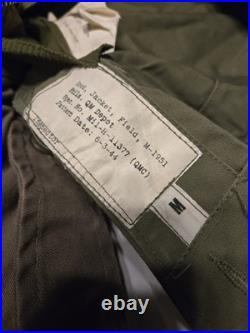 Vtg 50s Military Korean War M-1951 Field Jacket W Liner & Hood Mens Large Coat Vtg 50s Military Korean War M-1951 Field Jacket W Liner & Hood Mens Large Coat