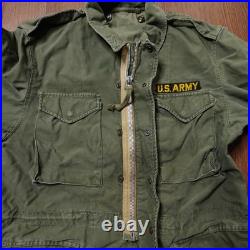 Vtg 50s US Army M51 Field Jacket Coat M-1951 Korean War Medium Long OG-107