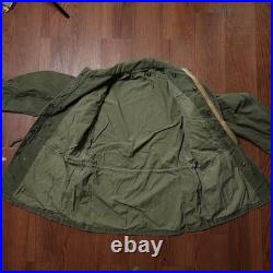 Vtg 50s US Army M51 Field Jacket Coat M-1951 Korean War Medium Long OG-107