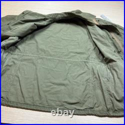 Vtg 50s US Military M-1951 M51 Field Jacket Olive Green OG-107 No Liner Large