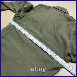 Vtg 50s US Military M-1951 M51 Field Jacket Olive Green OG-107 No Liner Large