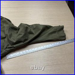 Vtg 50s US Military M-1951 M51 Field Jacket Olive Green OG-107 No Liner Large