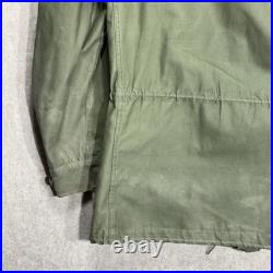 Vtg 50s US Military M-1951 M51 Field Jacket Olive Green OG-107 No Liner Sm 1952