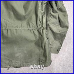 Vtg 50s US Military M-1951 M51 Field Jacket Olive Green OG-107 No Liner Sm 1952