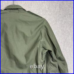 Vtg 50s US Military M-1951 M51 Field Jacket Olive Green OG-107 No Liner Sm 1952