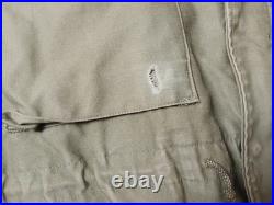 Vtg 50s US Military M-1955 Field Jacket Olive Shade 107 With Liner Short Medium