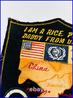 Vtg Authentic Korean War Soldier Back Patch veteran Rice Paddy Daddy