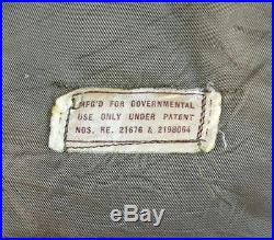 Vtg KOREAN WAR Green 1953 OG 107 Field Coat Trench Jacket with Wool Liner M Long
