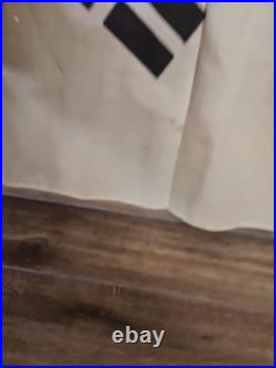 Vtg Korean War Bring Back Linen Painted South Korea Flag Seoul 36x23