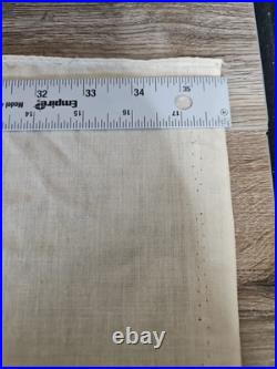 Vtg Korean War Bring Back Linen Painted South Korea Flag Seoul 36x23