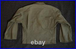Vtg Korean War US Army 7th Infantry HBT Cut Down Field Modified Jacket 34R Korea