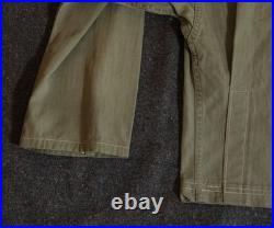 Vtg Korean War US Army 7th Infantry HBT Cut Down Field Modified Jacket 34R Korea