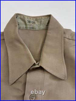 Vtg Korean War US Army Corporal Uniform Wool Shirt Trousers Ribbon Bar Small