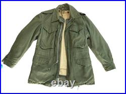 Vtg Korean War era M-1951 M-51 FIELD JACKET XS SHELL & Liner Military Wool EXC