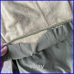 Vtg Korean War era M-1951 M-51 field jacket shell With Liner Military Wool MD Reg