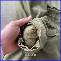 Vtg Korean War era M-1951 M-51 field jacket shell With Liner Military Wool MD Reg