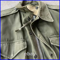 Vtg Korean War era M-1951 M-51 field jacket shell With Liner Military Wool MD Reg