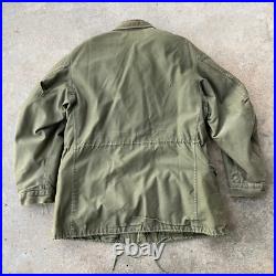 Vtg Korean War era M-1951 M-51 field jacket shell With Liner Military Wool MD Reg