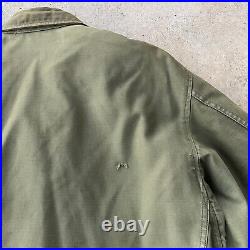 Vtg Korean War era M-1951 M-51 field jacket shell With Liner Military Wool MD Reg