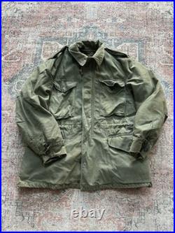 Vtg Korean War era M-1951 M-51 field jacket shell With Liner in Medium Regular