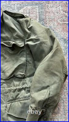 Vtg Korean War era M-1951 M-51 field jacket shell With Liner in Medium Regular