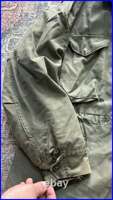 Vtg Korean War era M-1951 M-51 field jacket shell With Liner in Medium Regular