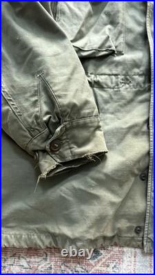 Vtg Korean War era M-1951 M-51 field jacket shell With Liner in Medium Regular