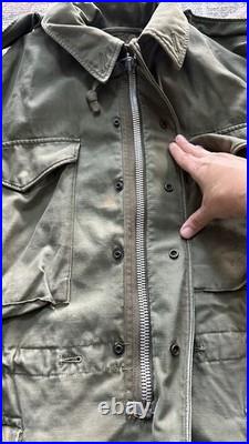 Vtg Korean War era M-1951 M-51 field jacket shell With Liner in Medium Regular