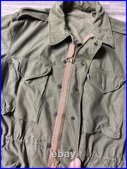 Vtg M-1951 US Army Field Jacket Shell Medium Regular Dated 1952 AC Clothing Nice