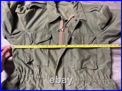 Vtg M-1951 US Army Field Jacket Shell Medium Regular Dated 1952 AC Clothing Nice