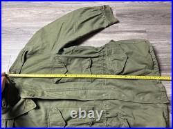 Vtg M-1951 US Army Field Jacket Shell Medium Regular Dated 1952 AC Clothing Nice