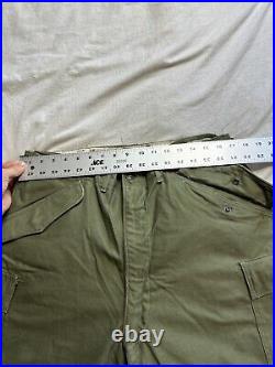 Vtg M51 Field Trousers Shell M-1951 Army Military Pants Green Baggy 34X29