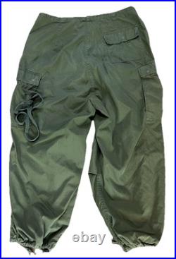 Vtg M51 Field Trousers Shell M-1951 Army Military Pants Green Baggy Long M Talon