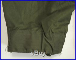 Vtg M51 Fishtail Parka XL Korean War US Army OD Green Cotton Sateen NICE