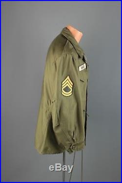 Vtg Men's 1950s 60s NOS M-51 US Army Korean War Field Jacket sz S Short #3599