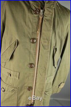 Vtg Men's 1950s Korean War US Army Parka Sz Medium 50s Coat #7113