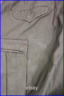 Vtg Men's 50s Korean War US Army M-51 Cargo Field Pants Sz XL Reg 1950s