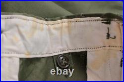 Vtg Men's 50s Korean War US Army M-51 Field Pants Sz XL Reg 1950s Trousers