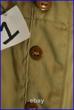 Vtg NOS 1952 WWII Pat Date 1945 US Army Khaki Chino Trousers 34 W x 29 L #1