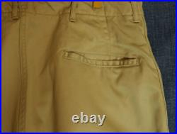 Vtg NOS 1952 WWII Pat Date 1945 US Army Khaki Chino Trousers 34 W x 29 L #1