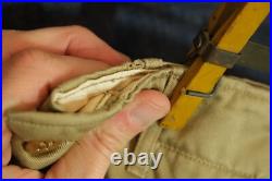Vtg NOS 1952 WWII Pat Date 1945 US Army Khaki Chino Trousers 34 W x 29 L #1