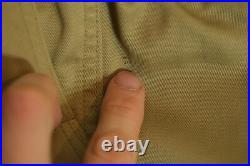 Vtg NOS 1952 WWII Pat Date 1945 US Army Khaki Chino Trousers 34 W x 29 L #1