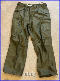 Vtg NOS Korean War US Army M51 Cargo Field Pants Sz XL Regular 50s #2
