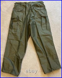 Vtg NOS Korean War US Army M51 Cargo Field Pants Sz XL Regular 50s #2